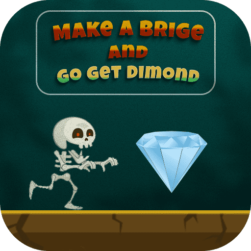 Play Make Bridge and Go get Diamond Game on thundergame